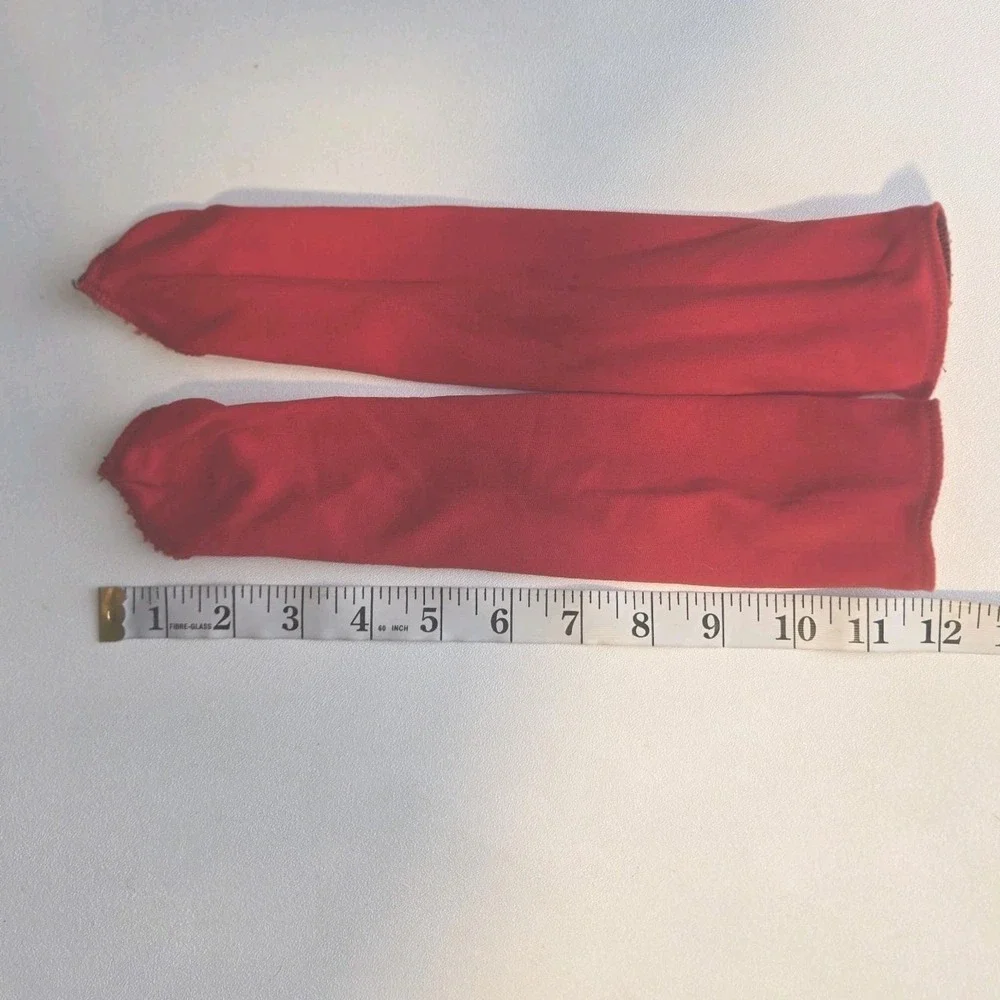 Vintage 1976 Advance Theatrical Leo-Tard Girls Dance Costume 8C Patriotic Gloves